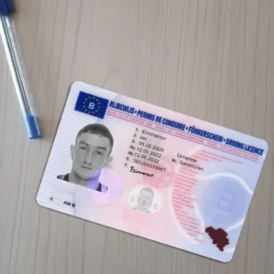 buy a belgian driver's license online without taking exams.